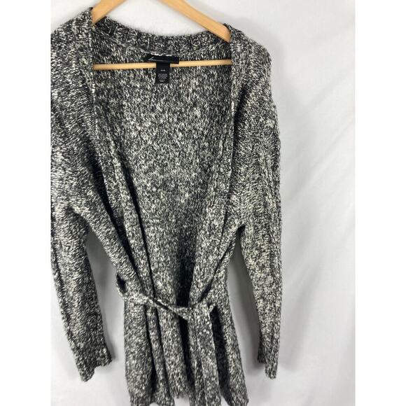 Lane Bryant Marled Tie Waist Thick Knit Cardigan Sweater Size 14/16 - Picture 2 of 6